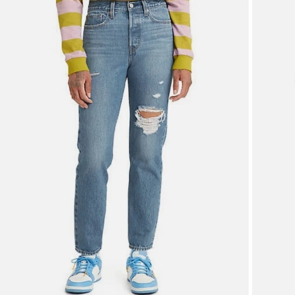 Levi's Wedgie Icon Fit Ankle Jeans 26X28 - Picture 1 of 8